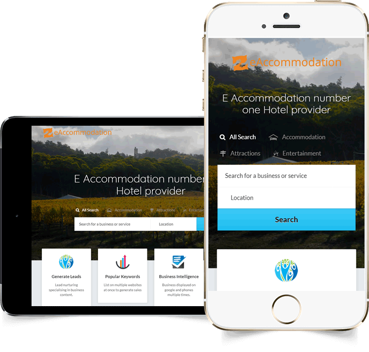 eAccommodation displayed beautifully on multiple devices